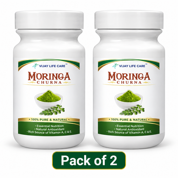 Vijay Life Care Moringa Churna Powder 100gm – 100% Pure & Natural, Rich in Vitamins A, C & E | Pack of 2, 3 & 4