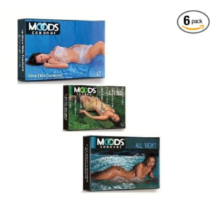 Moods Dotted, All Night, Ultra Thin Condoms (MO60)-Pack of 60